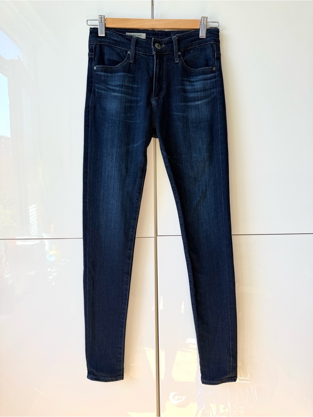 Ag Adriano Goldschmied Dark Navy Skinny Jeans